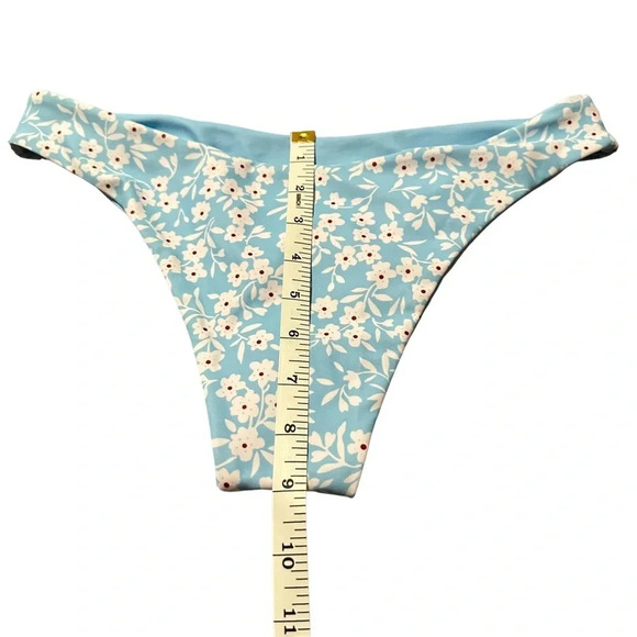 Zaful Floral Bikini Set - Size 6 - New with Tags - Light Blue - Picture 6 of 10
